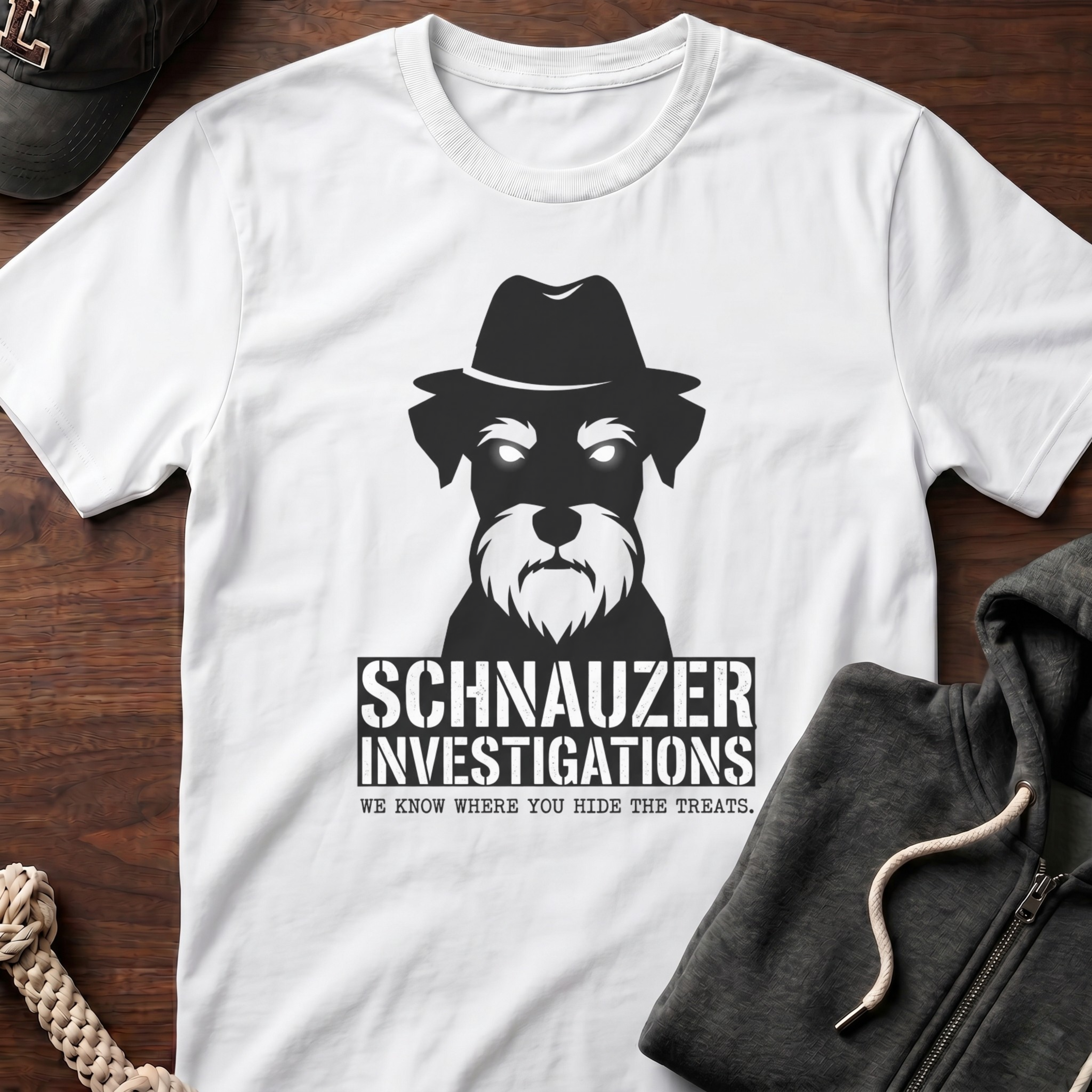 Schnauzer Investigations T-Shirt