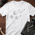 Dandelion Flight_BLACK T‑Shirt