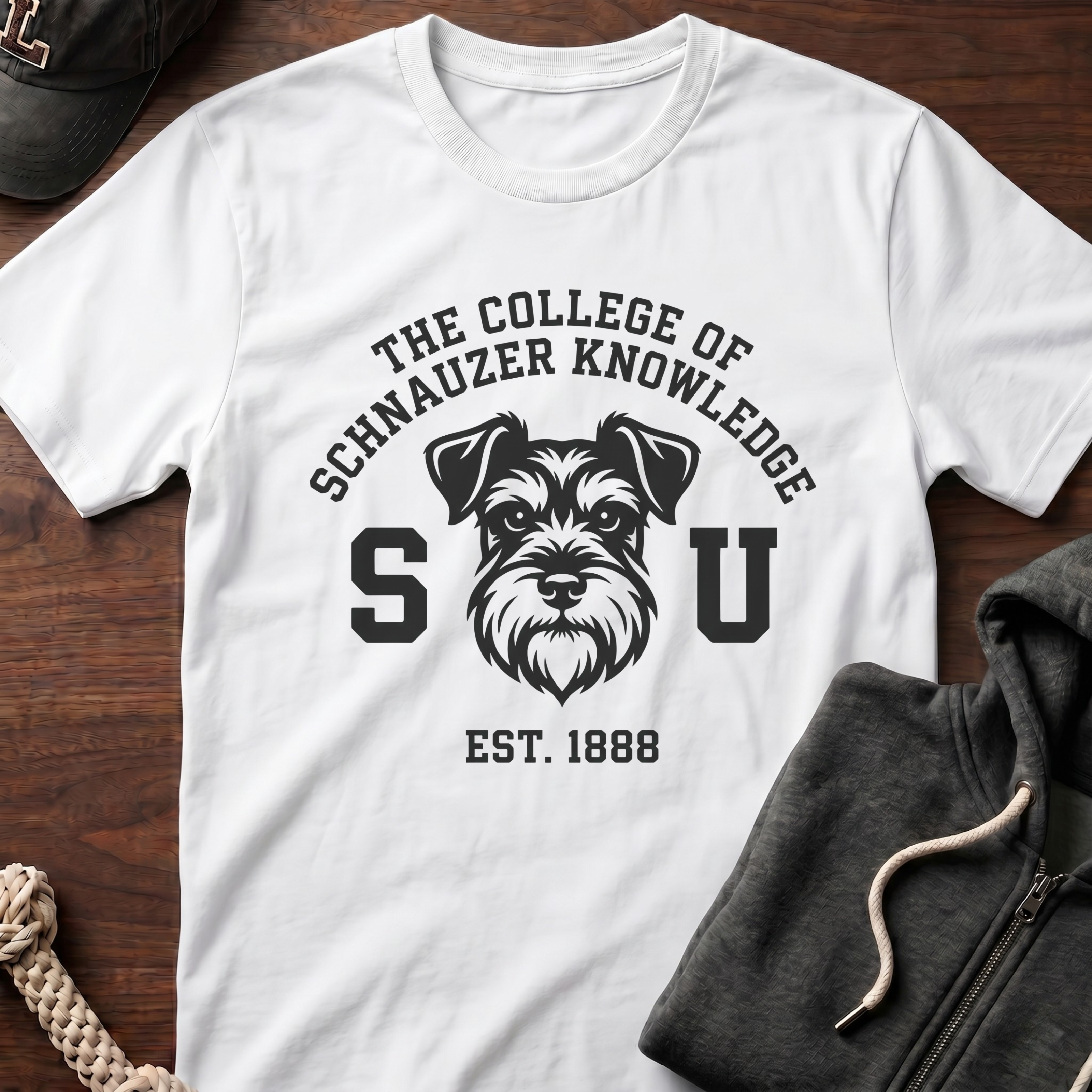 College Of Schnauzer Knowledge T-Shirt